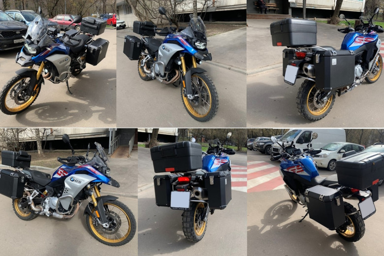BMW F850GS Adv 2019 пример на мотоцикле