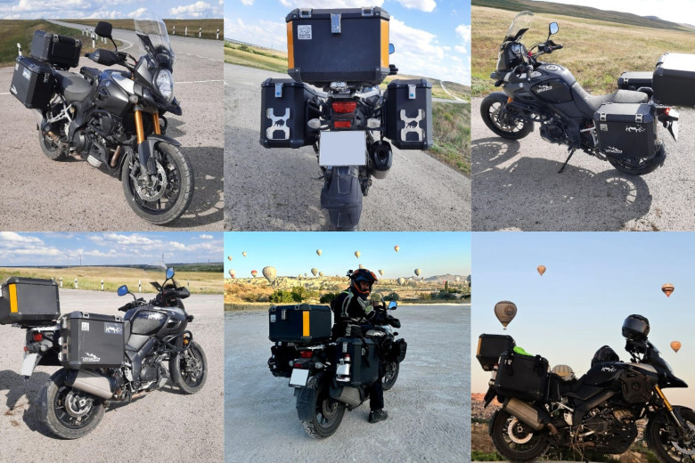 Продукция ZubrCase на мотоциклах Suzuki DL1000 V-Strom 2013+ и Suzuki DL650 V-Strom 2017+