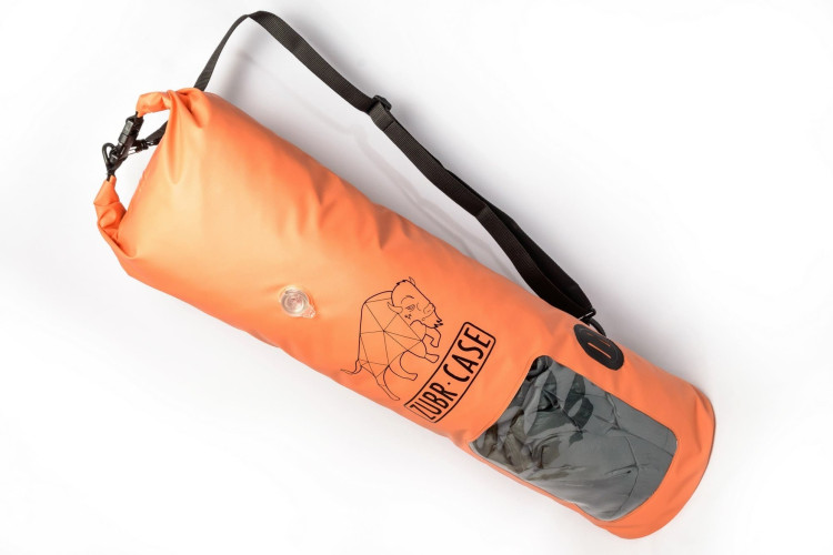 Гермомешок ZubrBag 40 Боковой с наплечным ремнем и спускным клапаном