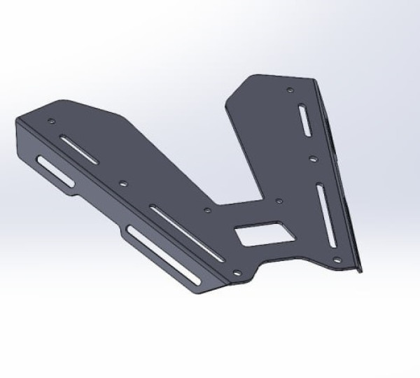 Переходная площадка BMW фиксированная на BMW R1200-1250GS LC 2013+