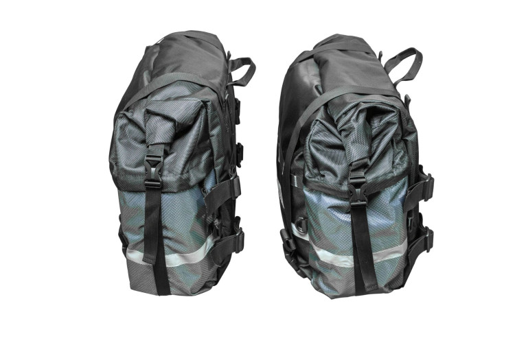 Мотосумки боковые ZubrBag 35+35 Стандартные на багажные рамки