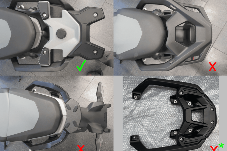 Площадка-адаптер BMW R1300GS под ZubrLock